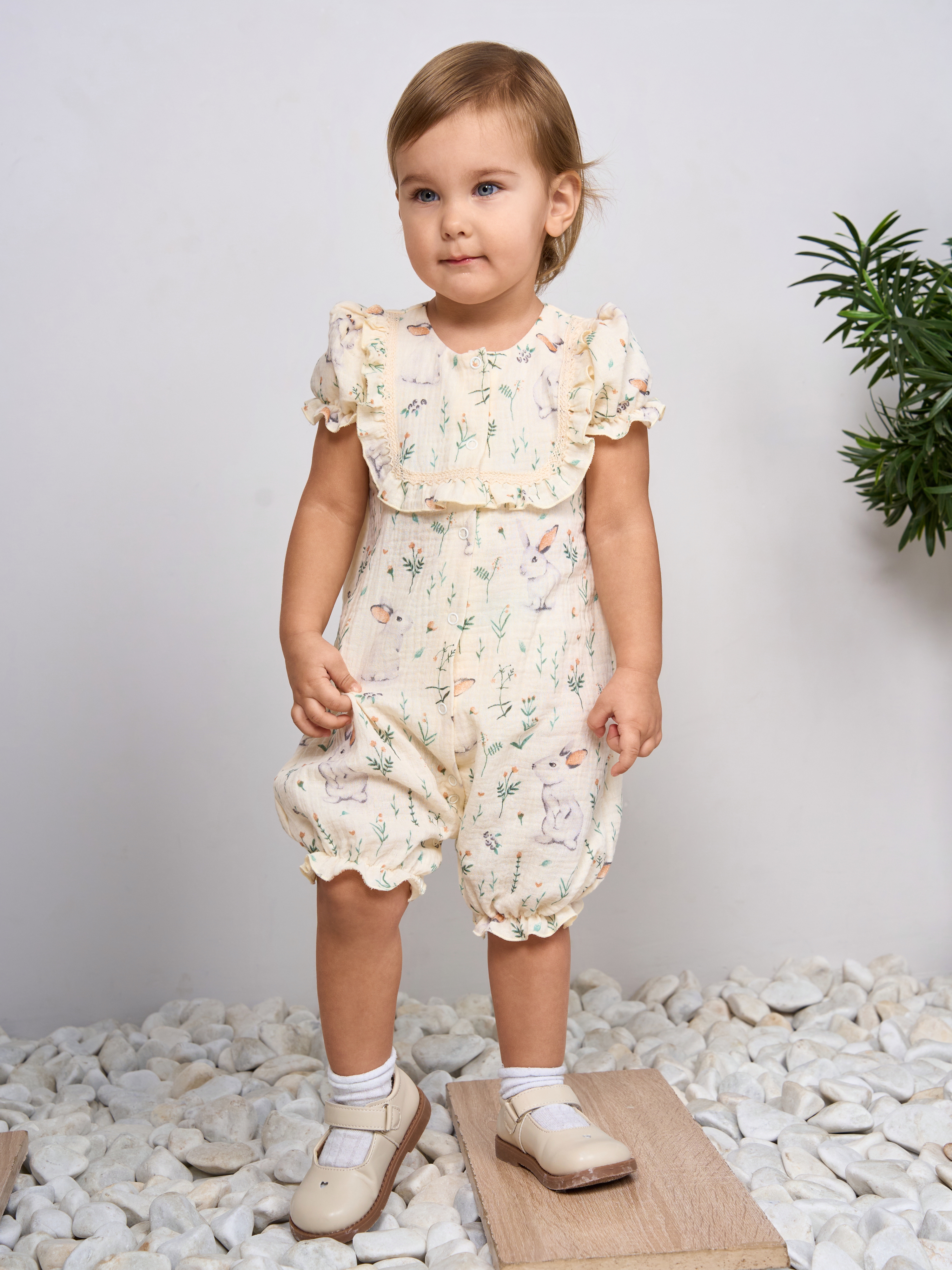 85-2249 Песочник из муслина (зайчики)